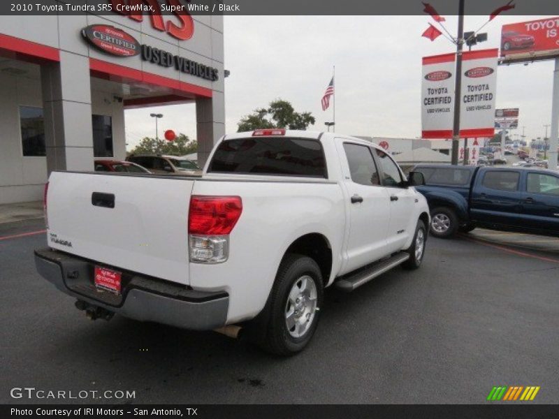 Super White / Black 2010 Toyota Tundra SR5 CrewMax