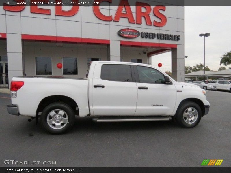 Super White / Black 2010 Toyota Tundra SR5 CrewMax