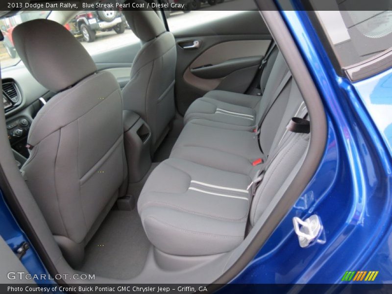 Blue Streak Pearl Coat / Diesel Gray 2013 Dodge Dart Rallye