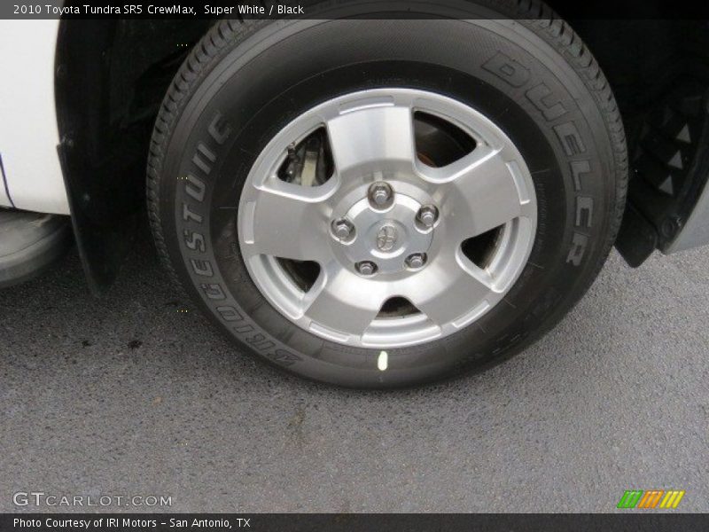 Super White / Black 2010 Toyota Tundra SR5 CrewMax