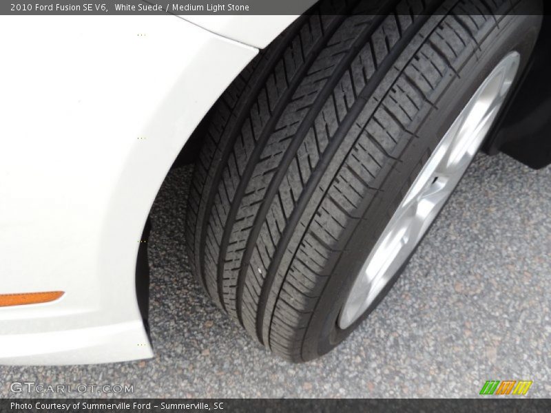 White Suede / Medium Light Stone 2010 Ford Fusion SE V6