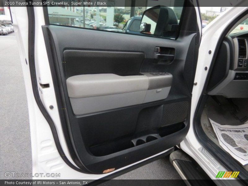 Super White / Black 2010 Toyota Tundra SR5 CrewMax