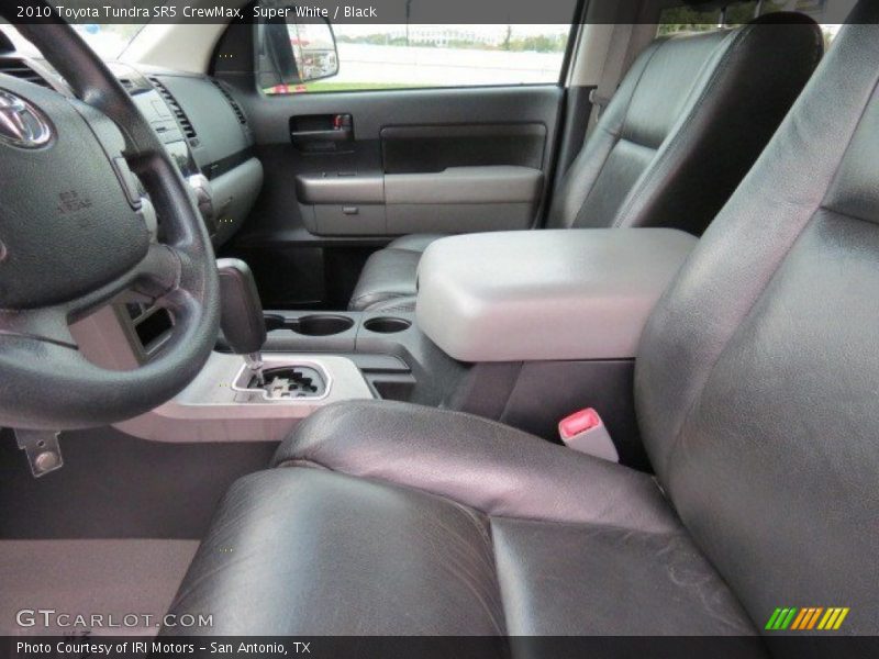 Super White / Black 2010 Toyota Tundra SR5 CrewMax