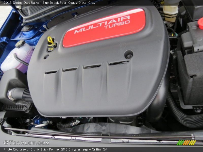Blue Streak Pearl Coat / Diesel Gray 2013 Dodge Dart Rallye