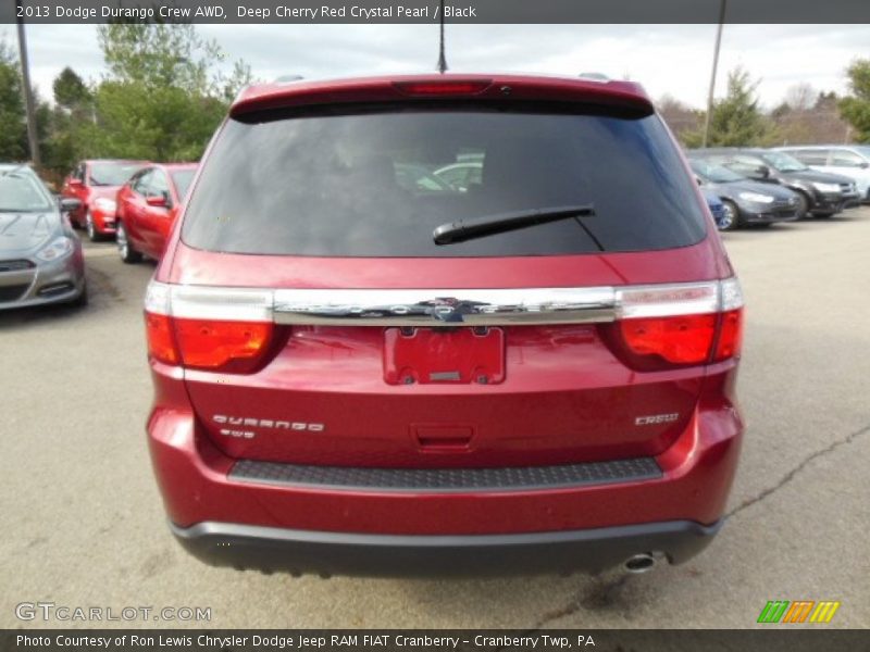 Deep Cherry Red Crystal Pearl / Black 2013 Dodge Durango Crew AWD