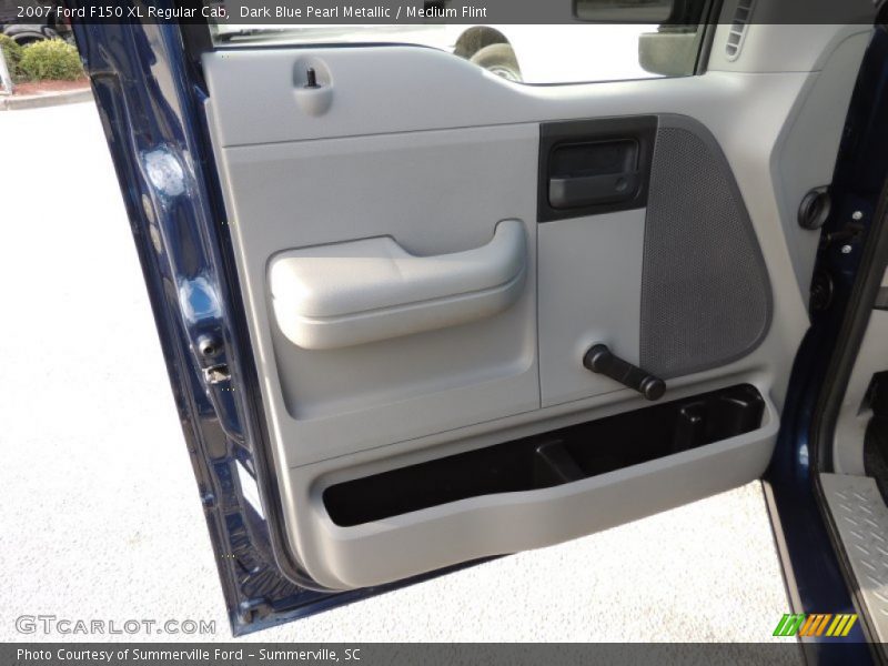 Dark Blue Pearl Metallic / Medium Flint 2007 Ford F150 XL Regular Cab