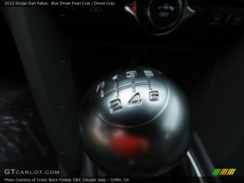 Blue Streak Pearl Coat / Diesel Gray 2013 Dodge Dart Rallye