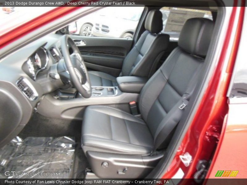 Deep Cherry Red Crystal Pearl / Black 2013 Dodge Durango Crew AWD