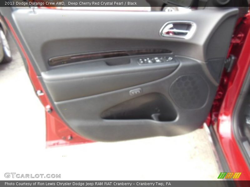 Deep Cherry Red Crystal Pearl / Black 2013 Dodge Durango Crew AWD