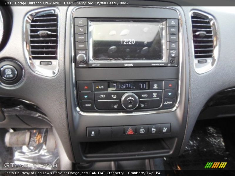 Deep Cherry Red Crystal Pearl / Black 2013 Dodge Durango Crew AWD