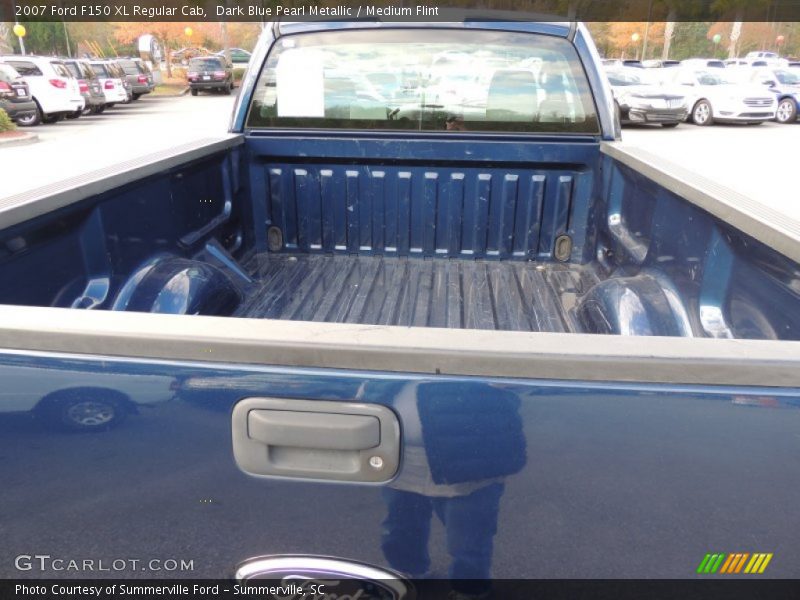 Dark Blue Pearl Metallic / Medium Flint 2007 Ford F150 XL Regular Cab