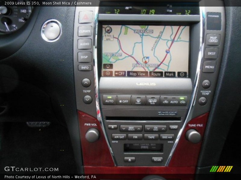 Controls of 2009 ES 350