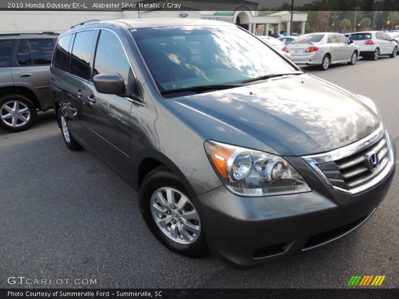 Alabaster Silver Metallic / Gray 2010 Honda Odyssey EX-L