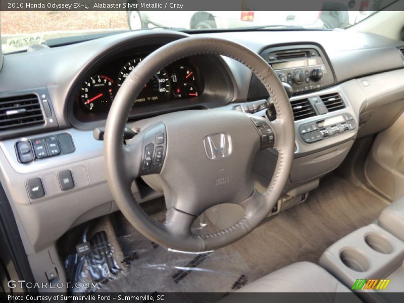 Alabaster Silver Metallic / Gray 2010 Honda Odyssey EX-L