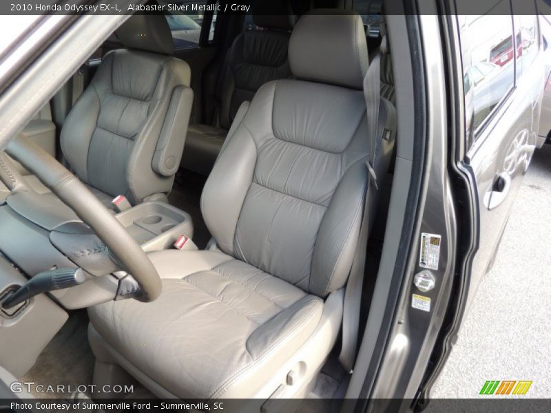 Alabaster Silver Metallic / Gray 2010 Honda Odyssey EX-L