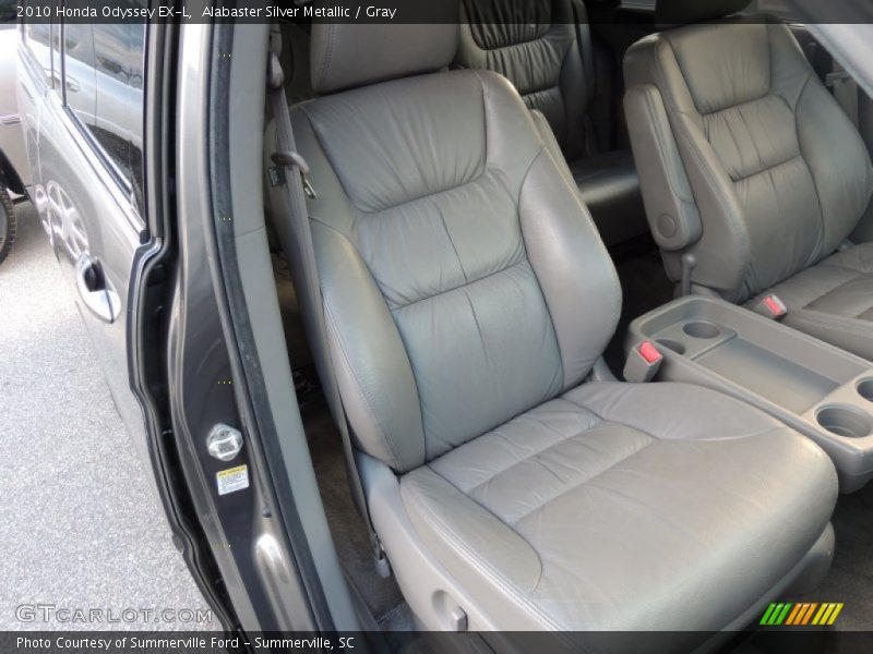 Alabaster Silver Metallic / Gray 2010 Honda Odyssey EX-L