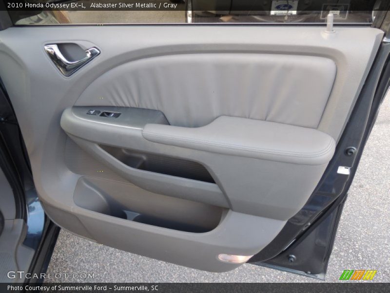 Alabaster Silver Metallic / Gray 2010 Honda Odyssey EX-L