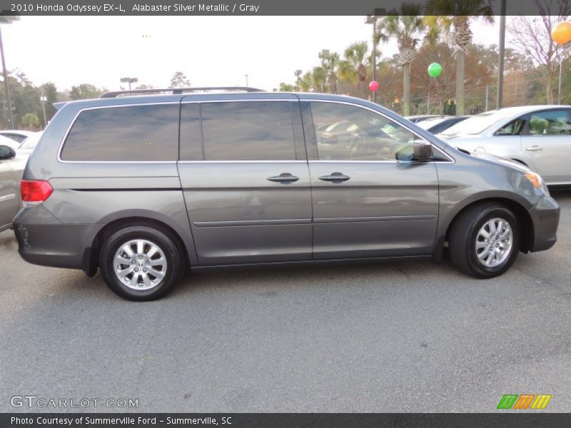 Alabaster Silver Metallic / Gray 2010 Honda Odyssey EX-L
