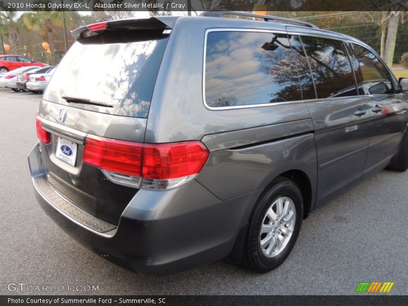Alabaster Silver Metallic / Gray 2010 Honda Odyssey EX-L