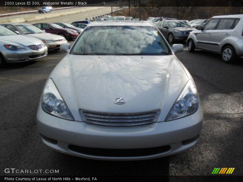 Alabaster Metallic / Black 2003 Lexus ES 300