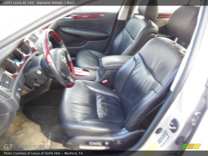 Alabaster Metallic / Black 2003 Lexus ES 300