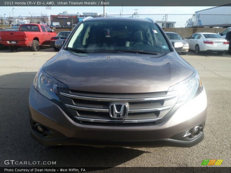 Urban Titanium Metallic / Black 2013 Honda CR-V EX-L AWD