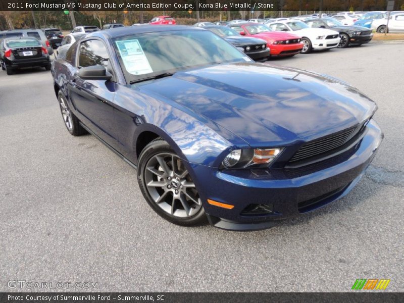 Front 3/4 View of 2011 Mustang V6 Mustang Club of America Edition Coupe