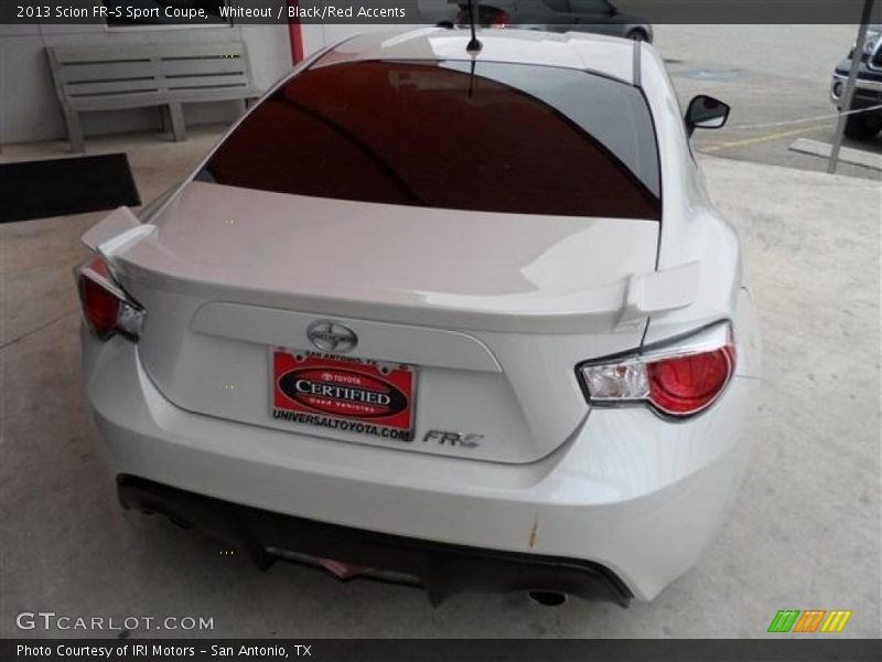 Whiteout / Black/Red Accents 2013 Scion FR-S Sport Coupe