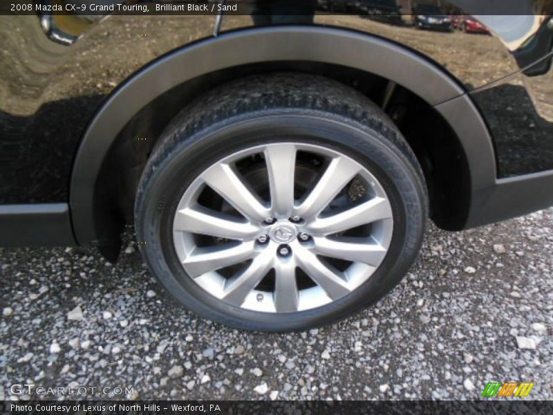 Brilliant Black / Sand 2008 Mazda CX-9 Grand Touring