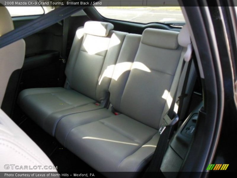 Brilliant Black / Sand 2008 Mazda CX-9 Grand Touring