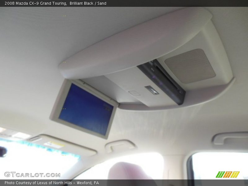 Brilliant Black / Sand 2008 Mazda CX-9 Grand Touring