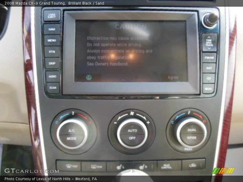 Brilliant Black / Sand 2008 Mazda CX-9 Grand Touring