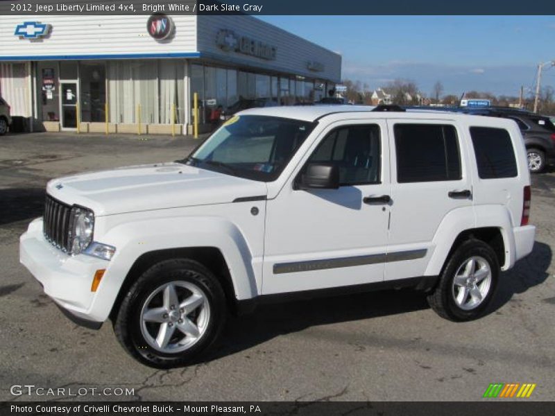 Bright White / Dark Slate Gray 2012 Jeep Liberty Limited 4x4