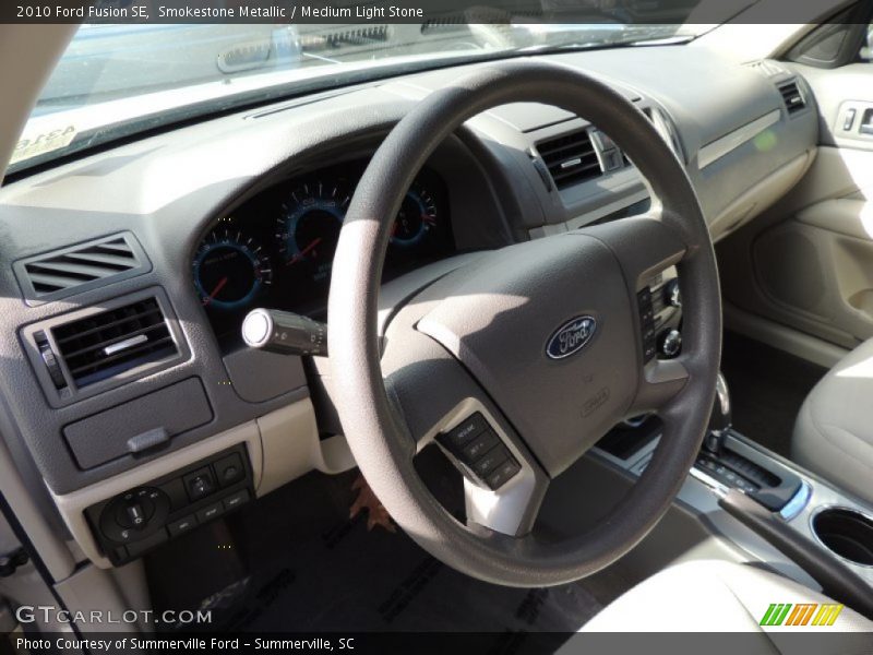 Smokestone Metallic / Medium Light Stone 2010 Ford Fusion SE