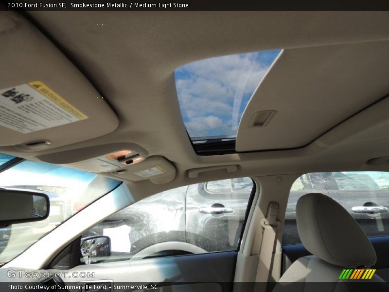 Smokestone Metallic / Medium Light Stone 2010 Ford Fusion SE