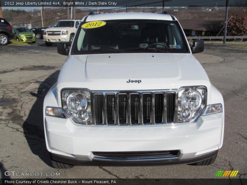 Bright White / Dark Slate Gray 2012 Jeep Liberty Limited 4x4