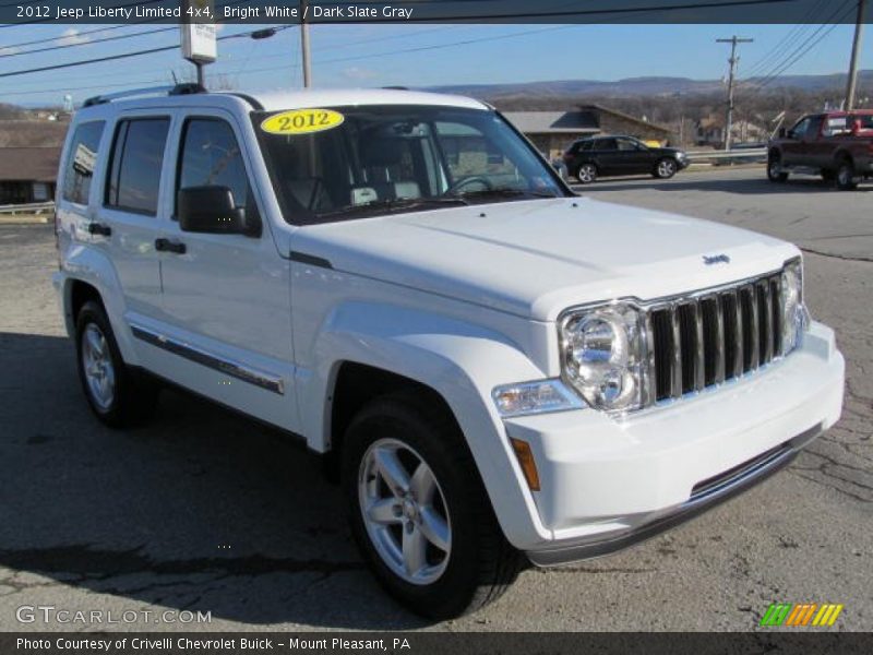 Bright White / Dark Slate Gray 2012 Jeep Liberty Limited 4x4