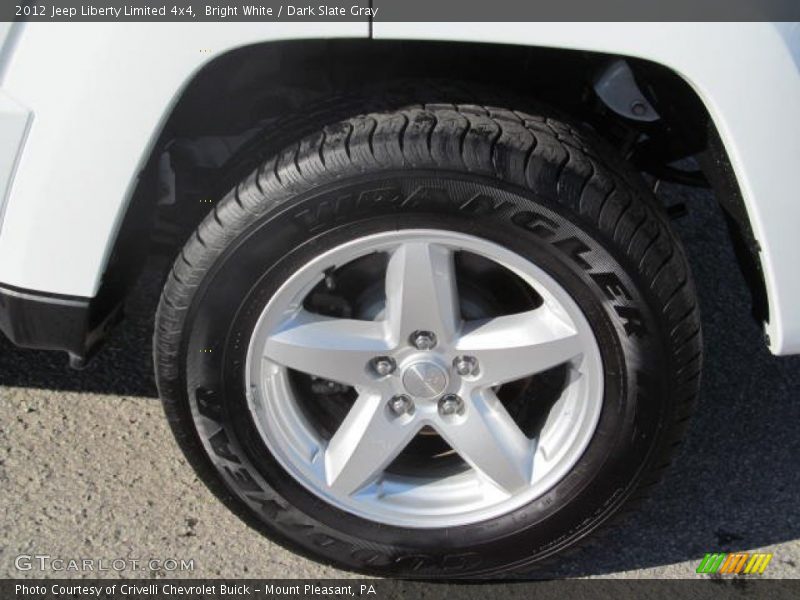 Bright White / Dark Slate Gray 2012 Jeep Liberty Limited 4x4