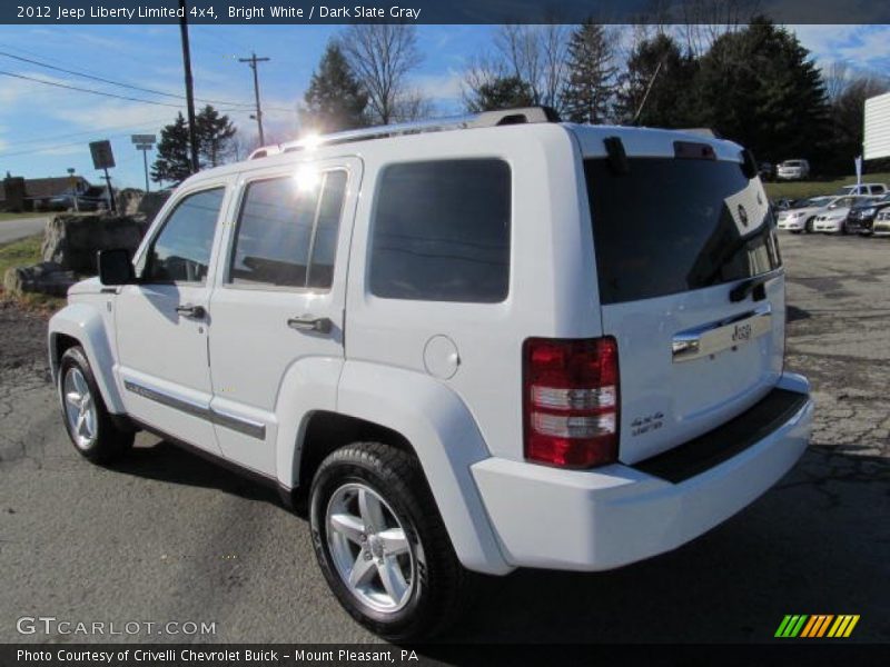 Bright White / Dark Slate Gray 2012 Jeep Liberty Limited 4x4