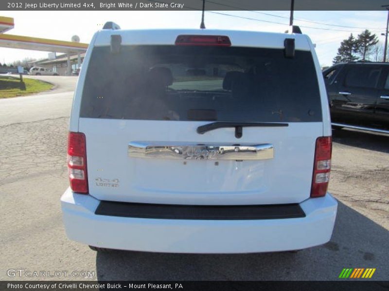 Bright White / Dark Slate Gray 2012 Jeep Liberty Limited 4x4