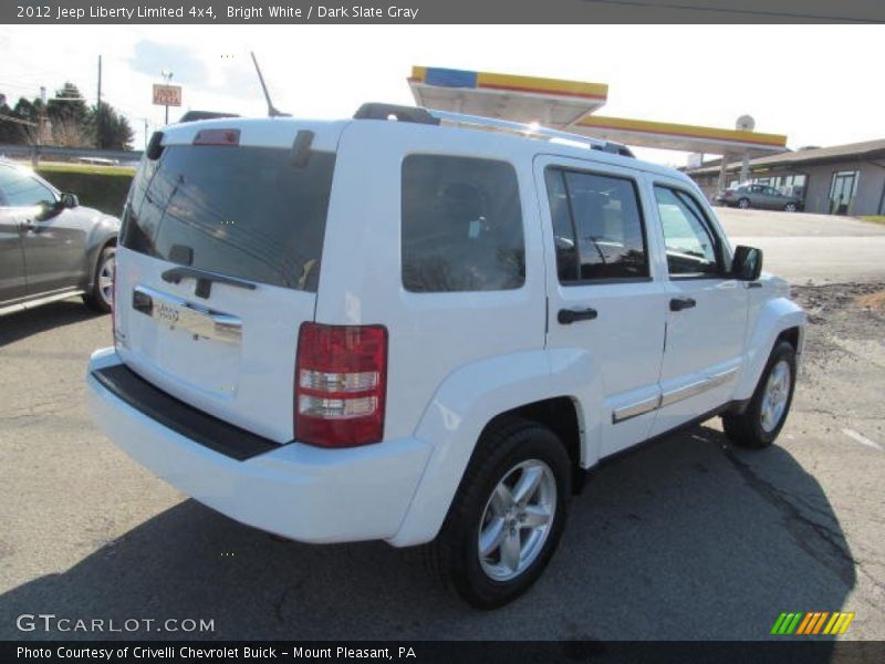 Bright White / Dark Slate Gray 2012 Jeep Liberty Limited 4x4