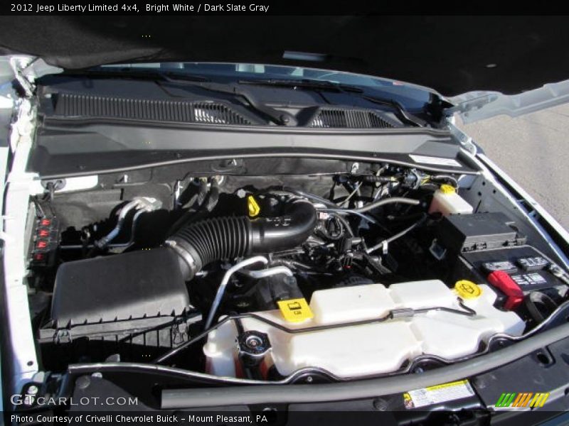 Bright White / Dark Slate Gray 2012 Jeep Liberty Limited 4x4