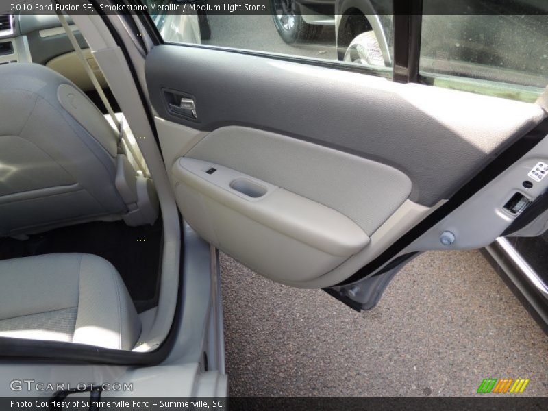 Smokestone Metallic / Medium Light Stone 2010 Ford Fusion SE