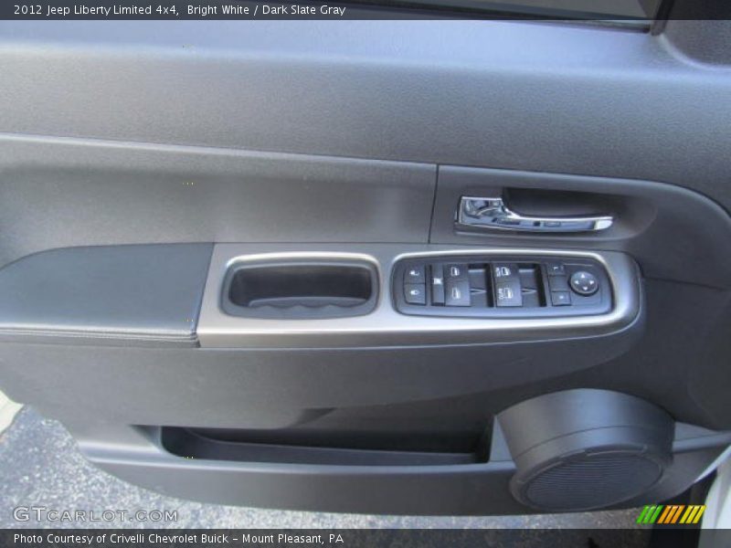 Bright White / Dark Slate Gray 2012 Jeep Liberty Limited 4x4