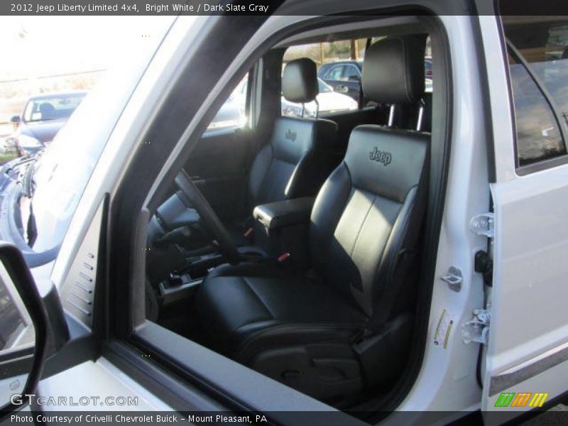 Bright White / Dark Slate Gray 2012 Jeep Liberty Limited 4x4