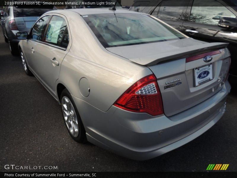 Smokestone Metallic / Medium Light Stone 2010 Ford Fusion SE