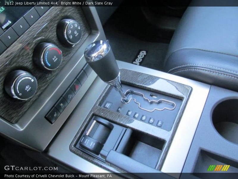 Bright White / Dark Slate Gray 2012 Jeep Liberty Limited 4x4