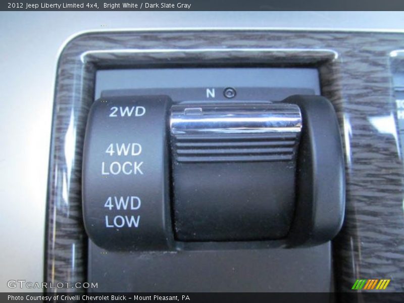 Bright White / Dark Slate Gray 2012 Jeep Liberty Limited 4x4
