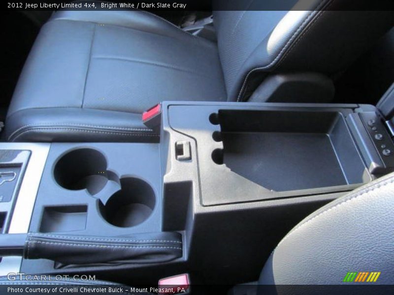 Bright White / Dark Slate Gray 2012 Jeep Liberty Limited 4x4