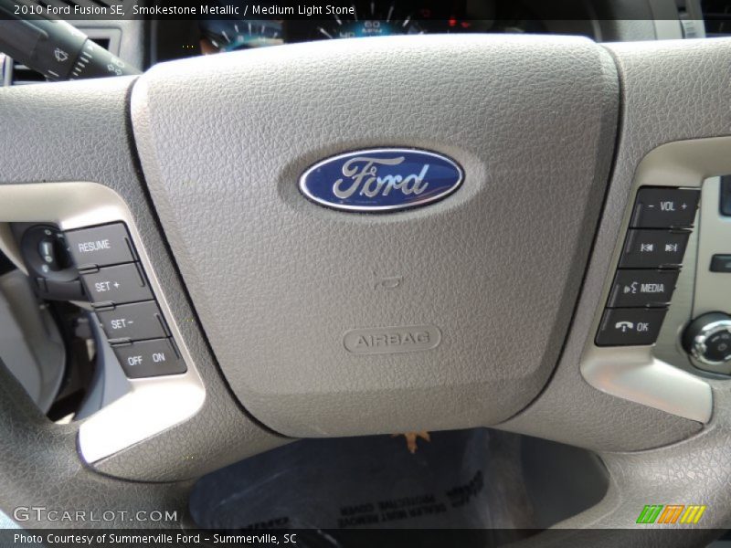 Smokestone Metallic / Medium Light Stone 2010 Ford Fusion SE